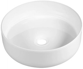 Sapho Sapho, FIASTRA keramické umývadlo na dosku, priemer 40cm, biela, FT801