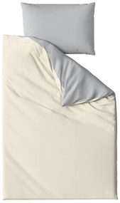Bavlnené obliečky MONOCHROMATIC krémovo-sivé Rozmer obliečky: 70 x 90 cm | 140 x 200 cm