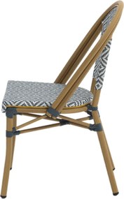 NICE záhradná stolička black