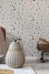 Ferm Living Prútený kôš s vekom Pear
