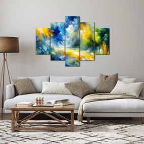 Obraz - Abstraktný slnečný deň (150x105 cm)