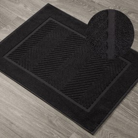 Kúpeľňový koberec KALIA 50x70 cm čierna