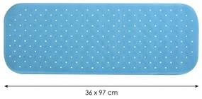 Spirella Protišmyková podložka do vane CLASS Premium, svetlomodrá, 36 x 97 cm