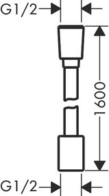 Hansgrohe Designflex Planet Edition, textilná sprchová hadica 1600 mm, sand (recyklované), HAN-28250210