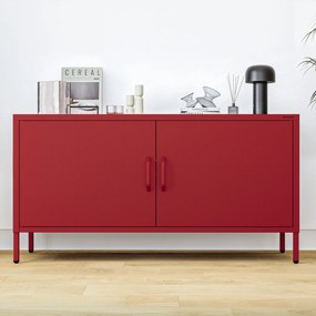 TV stolík na nožičkách ROSA, 1150 x 595 x 400 mm, Modern: červená farba
