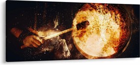 Obraz - Šamanská bubon (120x50 cm)