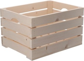 ČistéDrevo Drevená debnička 40 x 30 x 24 cm