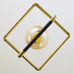 Jupiter 2025 - Luster na lanku FIORI 1xG9/10W/230V čierna/zlatá/béžová