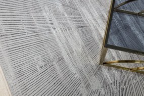 Koberec BLISS Z206AZ256 svetlosivý/sivý - Čiary, moderný, štrukturálny