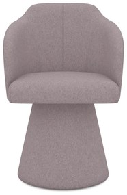 Čalúnené jedálenské kreslo v levanduľovej farbe Kanoa – Makamii