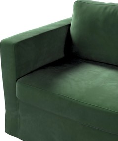 Poťah na sedačku Karlstad (nerozkladací, 2-miestny, dlhý) farba produktu zelená látka lesklá, zamatová