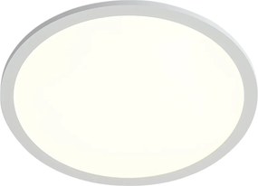 Inteligentný LED panel biely 40 cm vrátane LED stmievania na teplé svetlo s diaľkovým ovládaním - Knob
