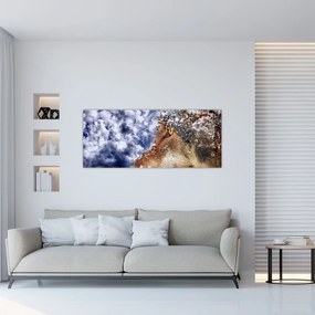 Obraz vlka (120x50 cm)