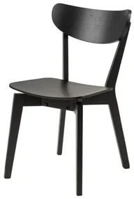 Čierna stolička v retro štýle BLACKY