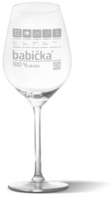 Sablio Pohár na víno Babička: 49 cl