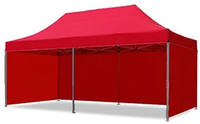 JAKS NOŽNICOVÝ STAN PROFI 3X6M ČERVENÝ