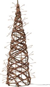 Vonkajšia vianočná dekorácia Svietiaci kužeľ, 40 x 12 cm, 160 LED, teplá biela, 40 cm