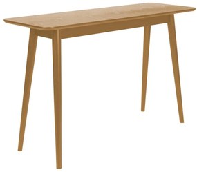 Konzolový stolík s doskou v dubovom dekore v prírodnej farbe 40x120 cm Fabio – White Label