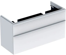 Kúpeľňová skrinka pod umývadlo Geberit Smyle Square 118,4x62x47 cm biela 500.356.00.1