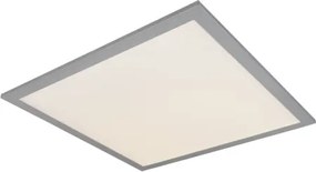 Stropné LED osvetlenie Alpha 45x45 cm, titánovo šedá%