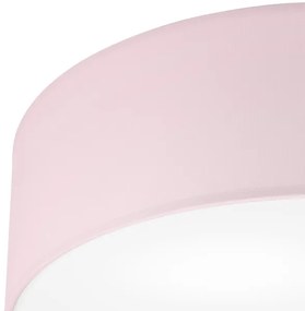 Stropné svietidlo SIRJA PASTEL DOUBLE 4xE27/15W/230V pr. 45 cm ružová