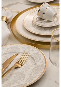 68-dielna jedálenská súprava v pestrofarebnom prevedení z kostného porcelánu