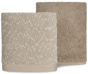 FROTÉ UTERÁK TAMINA SADA 50X90 CM, 70X140 CM BÉŽOVÁ