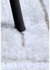 Biely okrúhly koberec ø 160 cm Panglao New York White – Elle Decoration