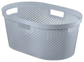 Sivý kôš na bielizeň Curver Infinity, 40 l