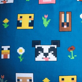 Jerry Fabrics Minecraft "Explore Overworld" 140x200/70x90 cm