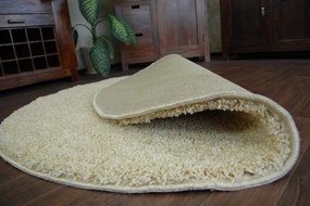 Guľatý koberec SHAGGY Hiza 5 cm cesnakový