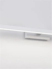 LED nástenné svietidlo Flat biele