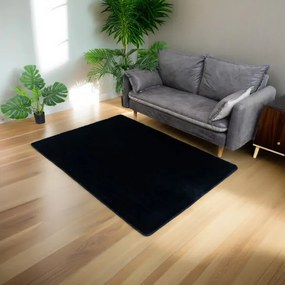 Koberec RABBIT 3D čierny