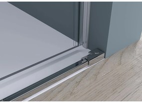 CERANO - Sprchové posuvné dvere Santoro Ľ/P - 8 mm - chróm, transparentné sklo - 130x195 cm, CER-CER-8050BD6959