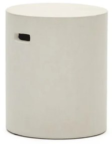 Betónová okrúhla záhradná podnožka ø 37 cm Aiguablava – Kave Home