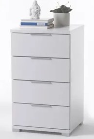 Vysoký nočný stolík / skrinka Samson Plus, biely%