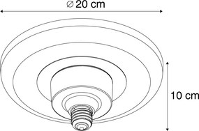Dekoratívna LED žiarovka E27 číra 6W 430 lm 3000K