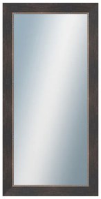 DANTIK - Zrkadlo v rámu, rozmer s rámom 60x120 cm z lišty TOMAS čierna veľká (3031)