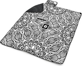 Sablio Plážová deka Biele mehendi: 200x140 cm