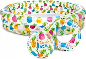 Detský Bazén Nafukovací Záhradný Bazénik Intex Lopta Koliesko Sada >