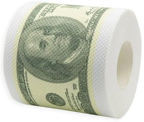 ONE DOLLAR Toaletný papier s motívom amerických dolárov