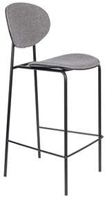 Sivé barové stoličky v súprave 2 ks 96 cm Donny – White Label