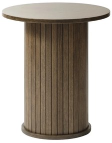 Dizajnový odkladací stolík Vasiliy 50 cm dymový dub