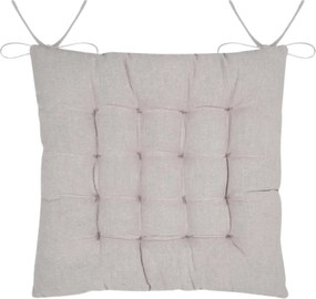 Oboustranný podsedák na židli Tilda 38x38 cm bílý/šedý