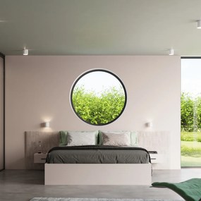 Nástenné svietidlo Inez, 1x biele kovové tienidlo