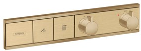 Hansgrohe RainSelect, batéria pod omietku na 2 spotrebiče, kefovaný bronz, HAN-15380140