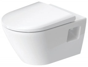 DURAVIT D-Neo závesné WC Rimless s hlbokým splachovaním, 370 x 540 mm, biela, s povrchom HygieneGlaze, 2578092000