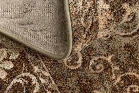 Koberec OMEGA LUMIER koniak hnedý / zelený