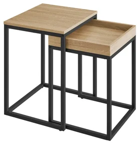 2-dielny kávový stolík LNT02N11