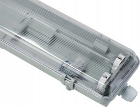 SADA Hermetické svietidlo 120cm 36W 3600lm 6000K+ 2x LED trubice Vodotesné